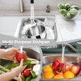 thumbnail image 6 of ZWHong Stainless Steel Washing Up Bowl, 12" Square Dish Tub for Sink, Multi-Purpose Kitchen Container for Vegetable Washing, Durable Dishpan with Heatproof Edge, Silver, 6 of 7