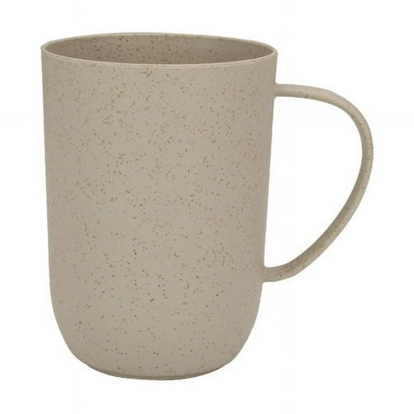 Nvzi Wheat Straw Cups Set of 2PCS - Lightweight Wheat Straw Fiber Drinking Glasses - Reusable Drinking Cups - Wheat Straw Fiber Cups - Beige