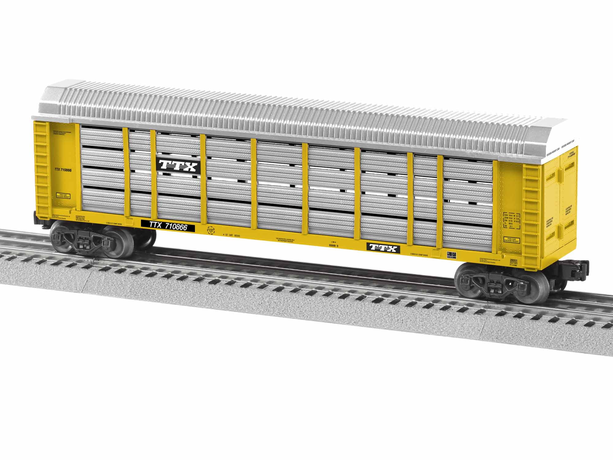 Lionel O Scale TTX Autorack 710866 Train Car Electric Powered Model