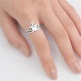 thumbnail image 4 of Oxidized Celtic Knot Claddagh Heart Ring 925 Sterling Silver Band Jewelry Female Male Unisex Size 4, 4 of 4