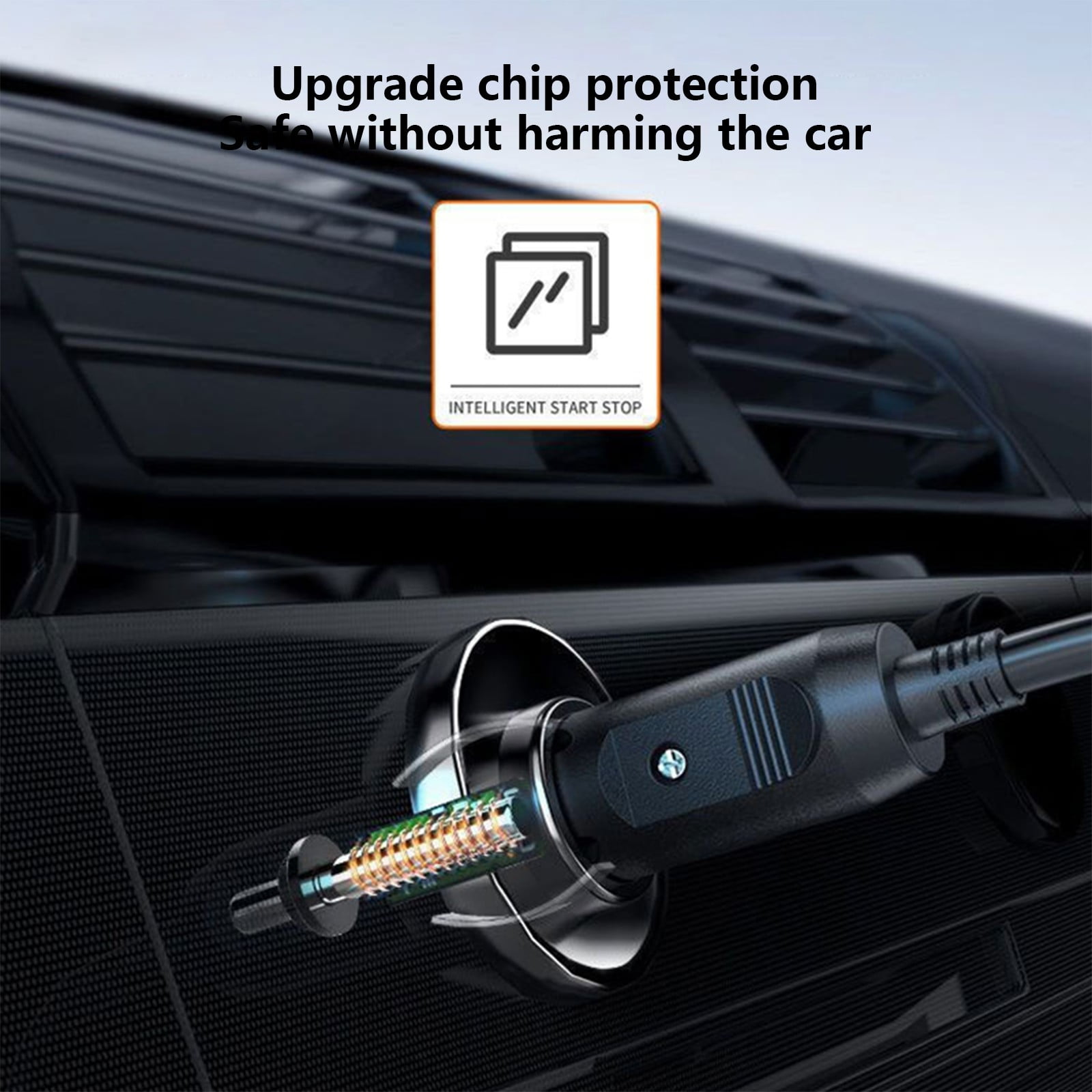 12V Portable Car Tire Inflator Pump with Light, 150W High-Power Multi-Function Analog Pressure Gauge, 35cm Hose, 3 Nozzles for Cars, Bikes, Balls, 45L/min, 0-35 PSI in 5-10 mins