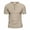 Kaki, variante sur Qholemyo T-Shirts Henley pour Hommes à Boutons, Chandail Léger à Manches Courtes, T-Shirts pour Hommes Grande Taille, Hauts Tee