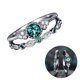 thumbnail image 2 of Unique Cubic Zirconia Rings 2Pack Green Cubic Ring for Women Vintage Design Ideal for Wedding Occasions, 2 of 2