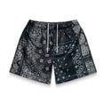 thumbnail image 2 of CONZONE Mens Basketball Shorts Elastic Waist Athletic Shorts for Men Casual Graphic Lightweight Loose Fit Workout Gym Shorts With Pockets, 2 of 3