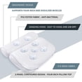 thumbnail image 3 of Almohada de baño AmazeFan Bathtub Spa con tecnología 4D Air Mesh y ventosas, 3 of 6