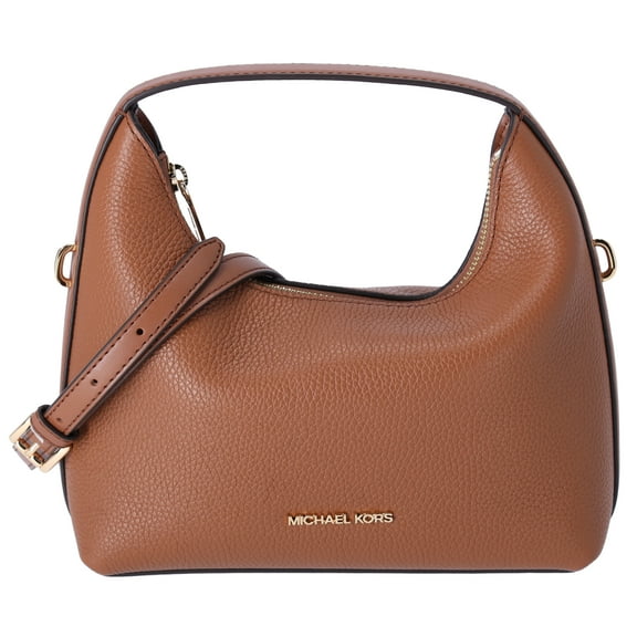 Michael Kors Ember Small Messenger Top Handle Handbag Crossbody Luggage Leather