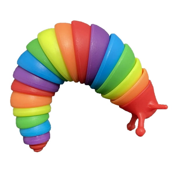DECOMPRESIÓN DE LA BABOSA DE JUGUETE TOY TENSIÓN COLORIDA REVIVE INSCESTOS SENSIORES Flexibles para relajarse para relajarse