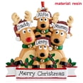 thumbnail image 3 of Animal árbol de Navidad adorno colgante lindo chimenea pared Navidad Oficina sala de estar decoración del hogar colgante decorativo 4 animales Inevent HA009187-03, 3 of 7