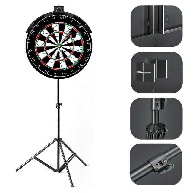 Dartboard Standing Holder, Steel Dartboard Stand for Outdoor