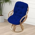 thumbnail image 6 of APLVFFZH High Back Chair Cushion Rocking Chair Cushion Patio Seat Cushion for Living Room Blue, 6 of 9