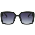thumbnail image 2 of Piranha Eyewear Lily Oversize Square Women's Sunglasses - Black, 2 of 2