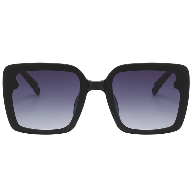 Women\'s Sunglasses Square Black 55mm UVA UVB Protection Stylish Eyewear Amazon.com: Nine West Women main image 4