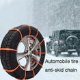 thumbnail image 3 of Car Tire Chains,10Pcs Nylon Snow Chain Anti Skid Mud Snow Chain Nylon Snow Chain Compact and Lightweight, 3 of 8