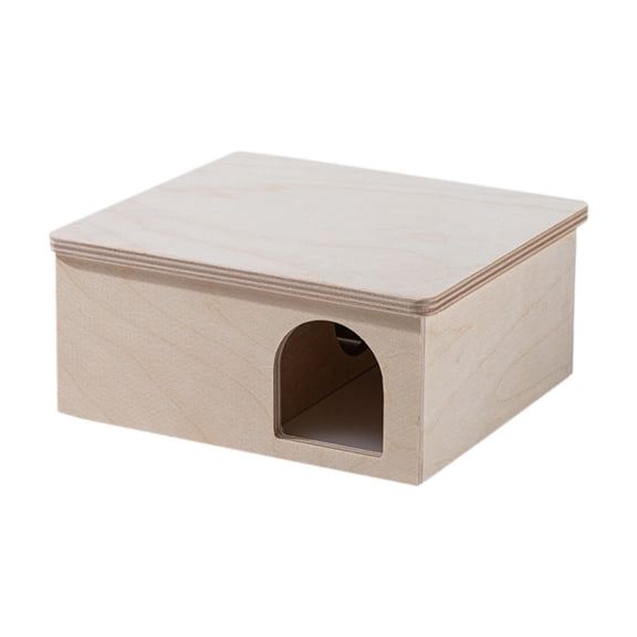 balikha Hamster House Hamsters Hideout Habitat Hamsters Accessories Hamster Toy Multi Room for Syrian Hamsters Small Animals Lemmings Two Room