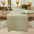 thumbnail image 3 of Stonewashed Overlock Edge Table Runner, 3 of 3