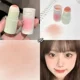 thumbnail image 4 of Heallor-colorete DE CARA rosa para niña, Mousse mate, colorete de tinte de labios y mejillas con esponja, maquillaje de belleza, contorno de melocotón rojo, 4 of 5