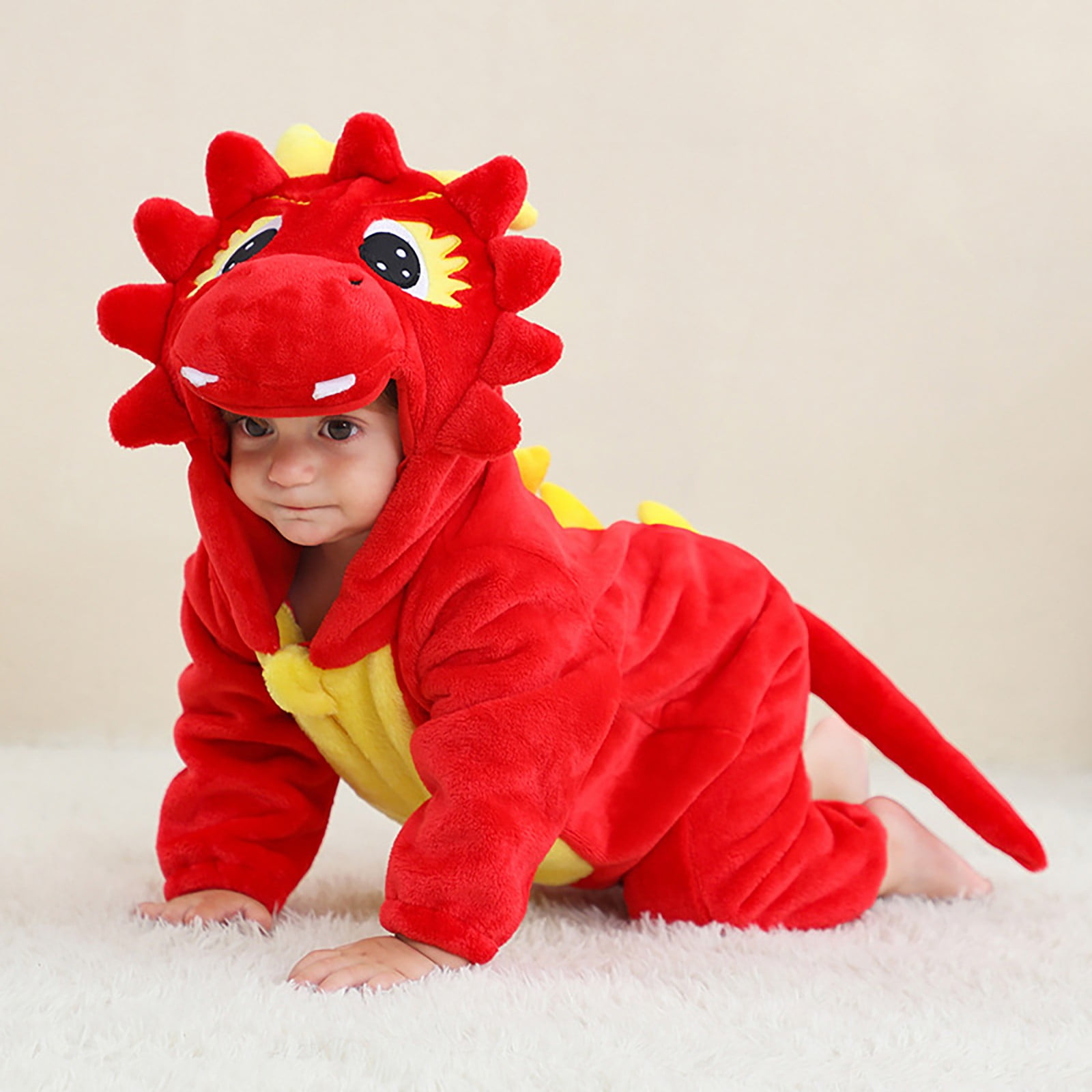 Coerni Toddler Cute Animal Jumpsuit 3D Frog Hoodie Coat New Born Baby Long Sleeve Hooded Romper Halloween Clothes Outfit