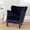 Royal Blue, variant on SAFAVIEH Jenny Traditional Glam Upholstered Arm Chair w/ Nailheads, Royal Blue