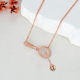 thumbnail image 3 of YAFEINI Tennis Racket Necklace Basketball Volleyball Necklace for Women Sterling Silver Basketball Jewelry Basketball Gift for Basketball Player, 3 of 6