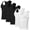 3*Black & 2*White, variant on Mens Compression Shirt Tank Top Body Shaper Slimming Tummy Control Vest Chest Support Shaping Undershirt for Workout Daily Wear