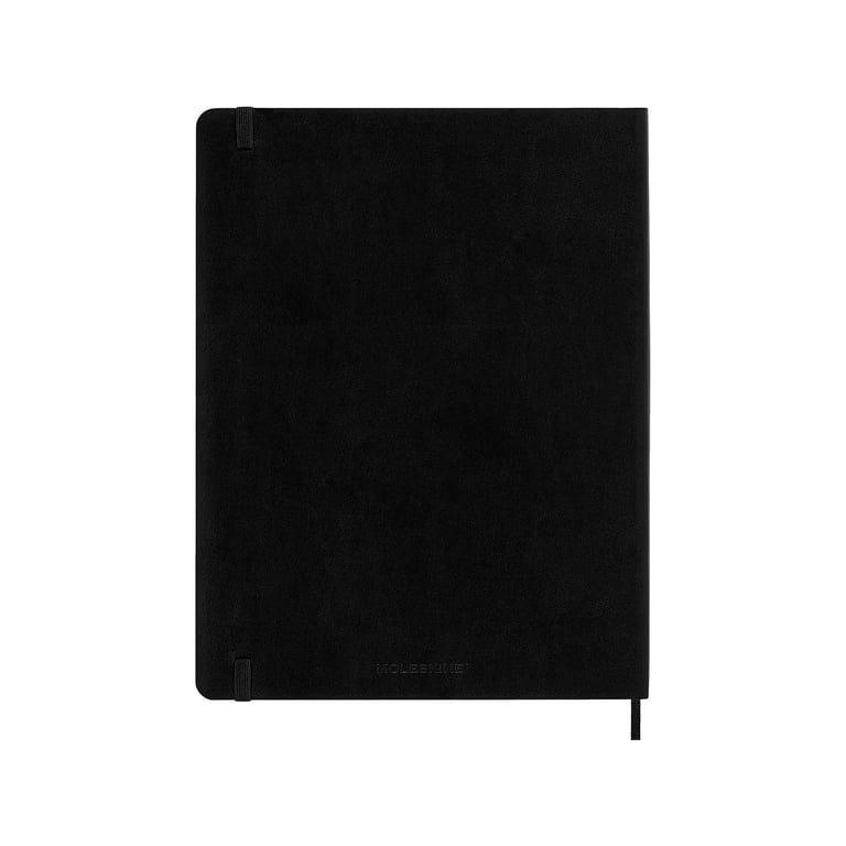 Moleskine 2023 Weekly Notebook Planner, 18M, Extra Large, Black