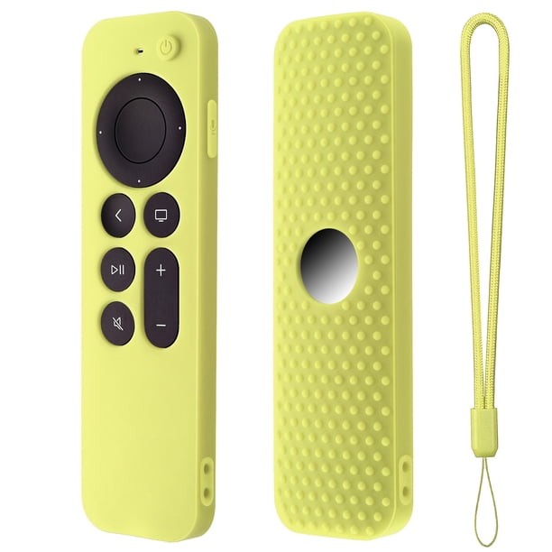 Para Apple TV 4K 6th Stick Remote Funda protectora de silicona con correa