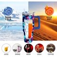thumbnail image 5 of Ghost Tumbler with Handle and Straw, 40 oz Spooky Stainless Steel Insulated Cup with Lid and Straw,Travel Coffee Mug Water Bottle, Birthday Halloween Mothers Day Gifts for Women, 5 of 7