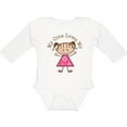 thumbnail image 3 of Inktastic My Oma Loves Me Granddaughter Girls Long Sleeve Baby Bodysuit, 3 of 5