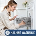 thumbnail image 5 of Simmore Bathroom Rugs, Ultra Absorbent Chenille Bath Mat, Non Slip Machine Washable Bath Rugs for Tub, Shower Floor, 24x16, Light Grey, 5 of 6