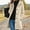 #1Beige, variant on Womens Hooded Coats Winter Warm Long Wool Trench Jacket Single Breasted Pea Coat with Pocket