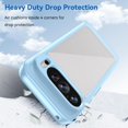 thumbnail image 4 of KOMI Case for Google Pixel 9,Google Pixel 9 Pro Case,Transparent TPU+PC Acrylic Protective Military Grade Armor Heavy Duty Protection Phone Case for Google Pixel 9/9 Pro 5G, 2024 (Blue), 4 of 5