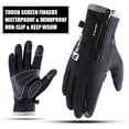 thumbnail image 3 of Winter Warm Gloves for Men Women Touch Screen Gloves Thin Liner Windproof Waterproof Anti-Slip Thermal Gloves for Skiing Running Cycling Driving, 3 of 11