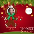 thumbnail image 2 of A1U Felt Photo Frame Character Ornaments GINGERBREAD MEN, Christmas Holiday Felt Party Gift Favor Home School Hanging Loops Crafts Accessories Mantle Banisters Art Decorations, 1 ct. (6.9x5.4-in.), 2 of 7