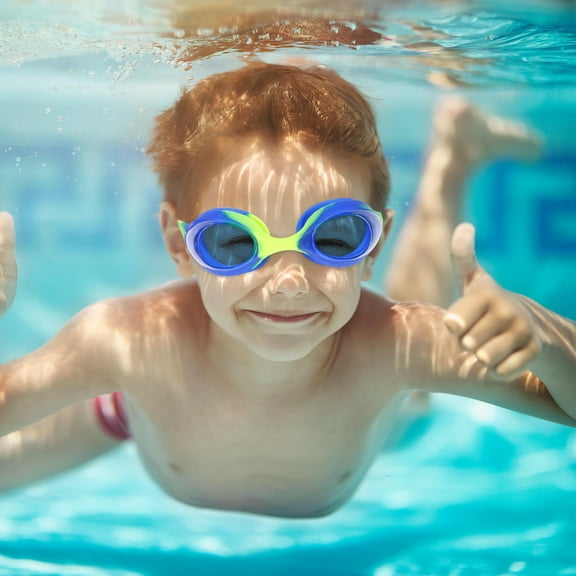 Masteelf  Diving Glasses Goggles Kids Swimming Girls Teens Child Blue