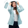 thumbnail image 1 of Chaqueta impermeable ligera y plegable con capucha para mujer 33,000ft, 1 of 6