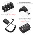 thumbnail image 4 of Andoer -BLF19 Dummy Battery Pack DC Coupler Connector Spring Cable Battery Replacement for DMC-GH3 DMC-GH4 DMC-GH5 DMC-GH5S Cameras, 4 of 5