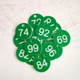 thumbnail image 6 of 100 Pieces Number Tag for Dormitory Keys Supermarket Locker , green, 6 of 6
