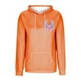 thumbnail image 5 of Ounisa Breast Cancer Oversized Hoodies Fleece Drawstring Shirts for Women Pink Ribbon Sweatshirt Cancer Fight Awareness Shirt Faith Casual Long Sleeve Tops, 5 of 5