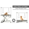 thumbnail image 6 of Pefilos 50" Heavy Duty Electric Lifting Pet Grooming Tables for Large Dogs, 110V/220V Professional Hydraulic Trimming Table, Height Adjust from 8" up to 36", White, 6 of 13