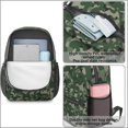 thumbnail image 4 of 17 Inch Lightweight Backpack,PVC Waterproof Oxford Fabric, Ergonomically Designed, with Large Capacity, Camouflage Print, 4 of 5