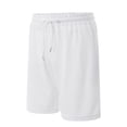 thumbnail image 5 of OSOLU Solid Color Men's Sports Sweatpants Knee Length Breathable Elastic Shorts Fitness Casual Running Shorts Men Daily Relaxed Fit Breathable Bottoms, 5 of 8