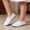 White, variant on Girls Ballet Dance Shoes Breathable Canvas Gymnastics Slippers Casual Soft Flexible Sole Training Loafers Kids