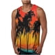 thumbnail image 2 of Camiseta sin mangas de cuello redondo para hombre, ropa deportiva para el hogar, pijamas, camiseta de color liso, blusa deportiva de poliéster para hombre, 2 of 5