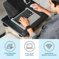 thumbnail image 5 of LapGear Home Office Pro Lap Desk, Black Carbon, 5 of 6