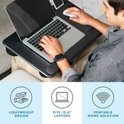 LapGear Home Office Pro Lap Desk, Black Carbon