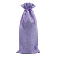 thumbnail image 1 of Naiovety Bolsa de almacenamiento de vino con cordón portátil para bebidas, fiesta, champán, recuerdo, bolsa organizadora, cena para el hogar Almacenamiento y organización del hogar Púrpura, 1 of 6