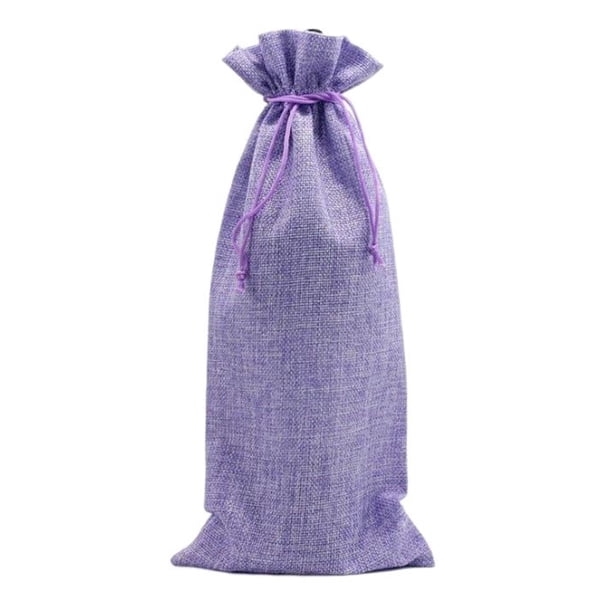 Wosthever Bolsa de almacenamiento para botellas de vino, bolsa organizadora de regalos portátil para fiesta de bebidas, champán, Festival, Hotel, Almacenamiento y organización del hogar Púrpura Wosthever HA080190-01