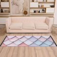 thumbnail image 2 of Yayeee Runner Rug for Bedroom 2'x6' Machine Washable Hallway Non Slip Mat, Pink Art Pattern, 2 of 8