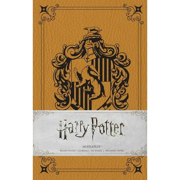 Harry Potter Harry Potter: Hufflepuff Ruled Pocket Journal, (Hardcover)