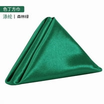 ERDOUY Bulk Cloth Napkins,10Pcs Cloth napkins-Dark Green 16.93x16.93in Soft Polyester Fabric Napkins, Ideal for Weddings, Parties & Dinners, Cloth Table Napkins